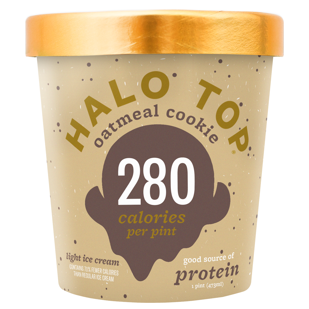 OATMEAL COOKIE LIGHT ICE CREAM, OATMEAL COOKIE