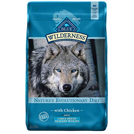 Blue Buffalo Wilderness High Protein  Natural Adult Large Breed Healthy Weight Dry Dog Food  Chicken 24-lb