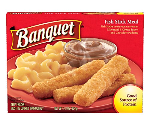 BANQUET Fish Sticks Meal, 7.3 OZ