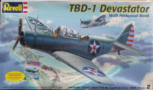 Revell TBD-1 DEVASTATOR W/ HISTORICAL BOOK 1/48 WWII Bomber
