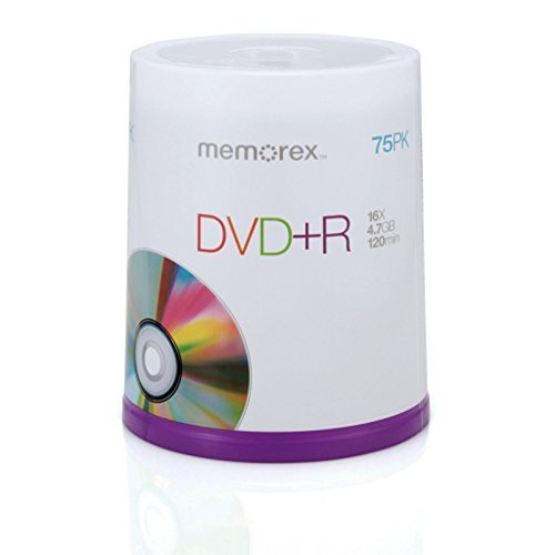 Memorex 5513 75PK DVD+R 4.7GB Spindle