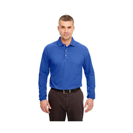Ultraclub 8532 Long Sleeve Classic Pique Polo