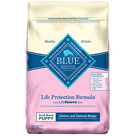 Blue Buffalo Life Protection Formula Natural Puppy Small Breed Dry Dog Food  Chicken and Oatmeal 15-Lb