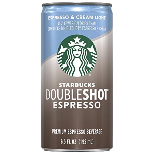 Starbucks Doubleshot Espresso & Cream Light Premium Iced Coffee Drink  6.5 Fl Oz Cans  12 Count thumbnail