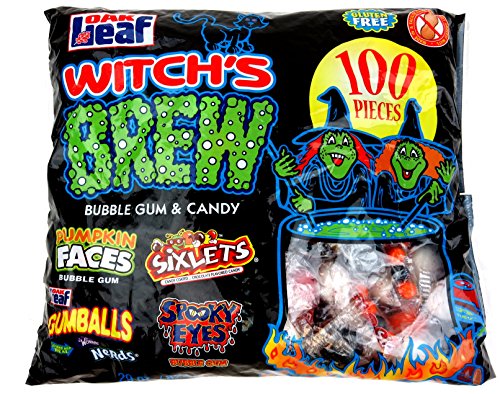 Oak Leaf Witch's Brew Gluten Free Bubble Gum & Candy, 29 Oz Bag in a Gift Box thumbnail