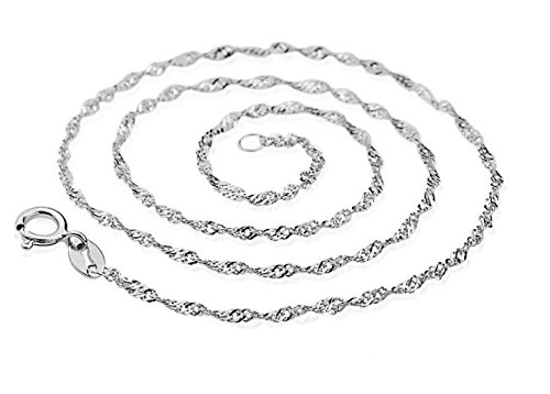Womens 925 Sterling Silver Gemstone Garnet Heart Crystal Pendant Necklace Chain thumbnail