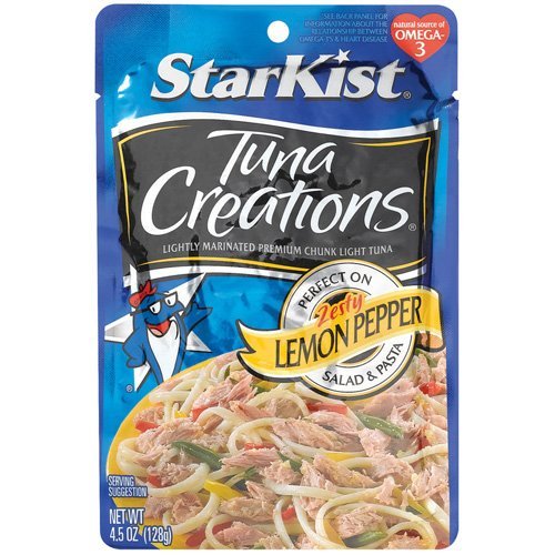 Starkist Tuna Creations, Zesty Lemon Pepper, 4.5-Ounce Pouch (Pack of 40)
