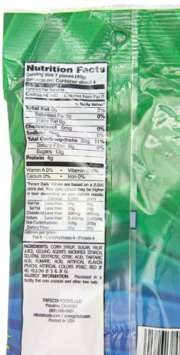 Energy Club Sour Gummy Peach Rings, 7.5-Ounce Bags (Pack of 6) thumbnail