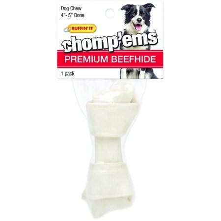 (Pack of 2)  Westminster Pet 23111 Treat Rawhide Bone Flat 4-5in WhatGDEA-2563
