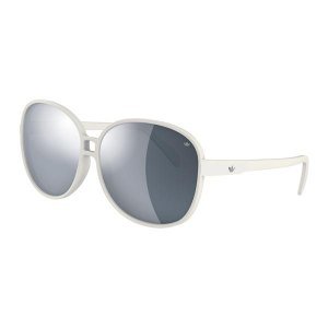 Adidas Originals AH4900 6051 White Nizza Aviator Sunglasses Lens Mirrored