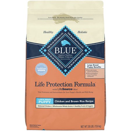 Blue Buffalo Life Protection Formula Natural Puppy Large Breed Dry Dog Food  Chicken and Brown Rice 30-lb