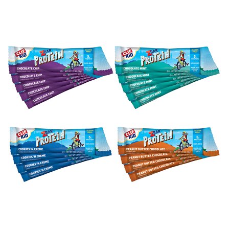Clif Kid ZBAR - Protein Granola Bars – Variety Pack - Gluten Free - Non-GMO - Lunch Box Snacks (1.27 Ounce Energy Bars  18 Count)
