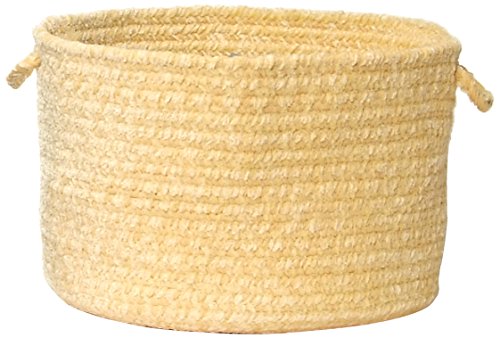 Colonial Mills Simple Chenille Utility Basket, 14 by 10-Inch, Dandelion