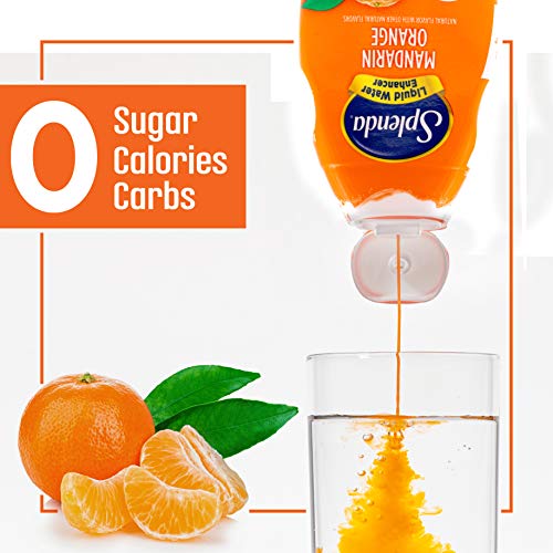 SPLENDA Liquid Water Enhancer Drops  Sugar Free  Zero Calorie  Natural Flavor  Concentrated Drink Mix  3.11 Fl Oz Each Bottle (Mandarin Orange  2 Pack thumbnail