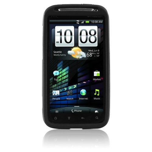 Naztech 11808 Vertex 3 - Layer Cell Phone Covers/Cases for HTC Sensation 4G - with Screen Protector and Cleaning Cloth Included 1 Pack - Case - Retail