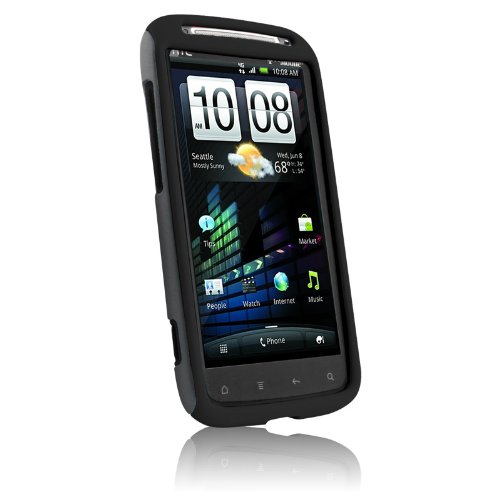 Naztech 11808 Vertex 3 - Layer Cell Phone Covers/Cases for HTC Sensation 4G - with Screen Protector and Cleaning Cloth Included 1 Pack - Case - Retail thumbnail