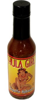 Hula Girl Chipotle Habanero Hot Sauce 5 Oz