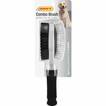 Westminster Pet Ruffin  It Plastic & Metal Bristle Combo Grooming Pet Brush 19743 810670