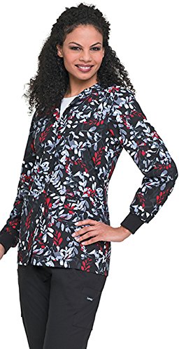 Landau Warm-up Jacket 7525 (Scattered Fern Red - XL) [Apparel]