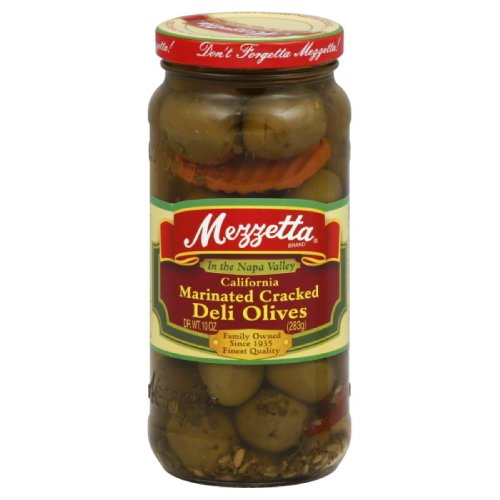 Mezzetta Olive, Marinated Deli Corked, 10-Ounce (Pack of 6)