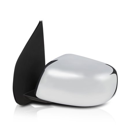 [Left] Driver Side Chrome Power OE Replacement Mirror for 05-17 Frontier/Xterra 06 07 08 09 10 11 12 13 14 15 16 Fits Select: 2005-2017 NISSAN FRONTIE