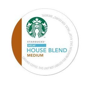 12 Count- Starbucks Decaf House Blend & Decaf Pike Place Roast Coffee K-Cups for Keurig K Cup Brewer thumbnail