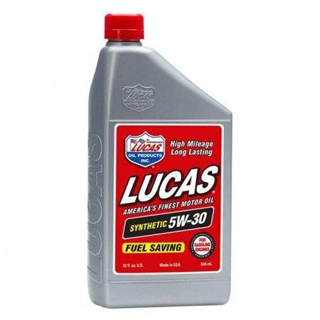 Lucas Oil 10049 Synthetic Motor Oil 1 Qt - SAE 5W-30 API SN Plus/Dexos Certified