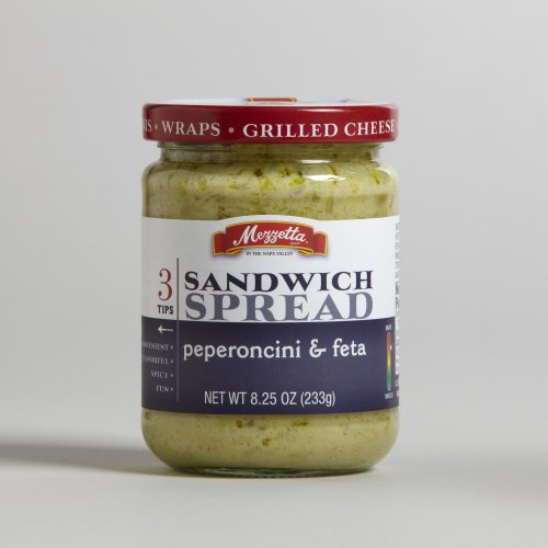 Mezzetta Pepperoncini and Feta Sandwich Spread, 8.25 Oz