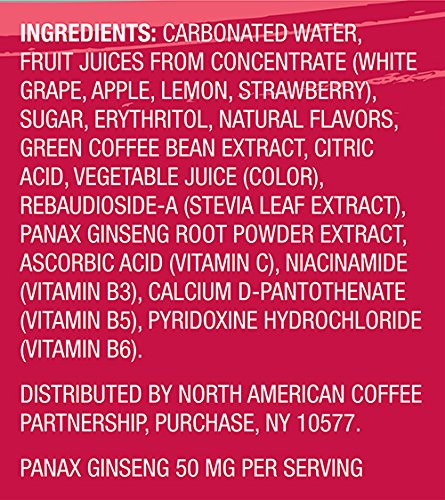 Starbucks Refreshers, Strawberry Lemonade, 12 Ounce Sleek Cans (Pack of 12) thumbnail