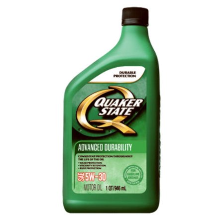 6PK-Quaker State® 550024135 Advanced Durability™ Motor Oil  5W-30  1-Qt