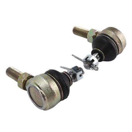 Tebru 7540 2pcs Tie Rod End Kit Left Right Thread Ball Joint Replacement for Club Car DS 1976‑2008 Electric Club Car Club Car Tie Rod End Kit