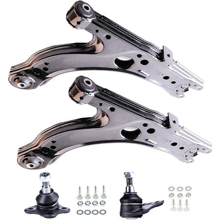 ROADFAR Front Lower Control Arms W/Ball Joints Compatible Fit 1998 99 00 01 02 03 04 05 06 07 08 09 10 for Volkswagen Type 1 1999 00 01 02 03 2004 for