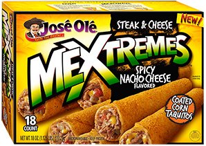 JOSE OLE MAXTREMES STEAK & CHEESE 16 OZ PACK of 2