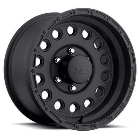 Raceline 887B-ROCKCRUSHER 15  Cast Aluminum Wheel  ROCK CRUSHER BLACK 15X10 6X5.5 -47mm