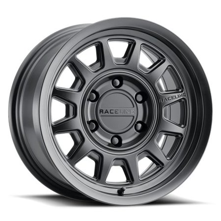 Raceline 952B-AERO HD 17  Cast Aluminum Wheel  AERO HD SATIN BLACK 17X8.5 6X135 18mm