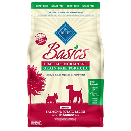 Blue Buffalo Basics Limited Ingredient Grain Free Salmon & Potato Adult Dog Food 4 Lbs, 1 UNIT PACK