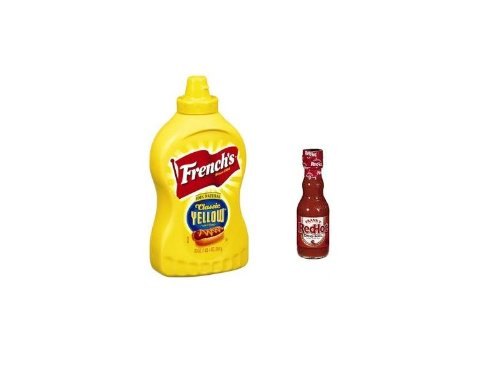 French's 100% Natural Classic Yellow Mustard, 20 Oz & Bonus Frank's Redhot Hot Sauce, 5 Oz