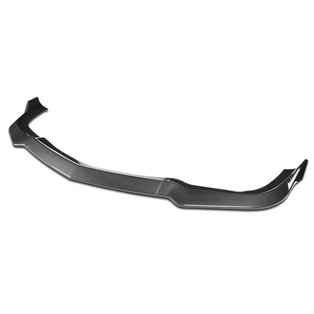 For 2011 to 2014 Dodge Charger SRT 3Pcs Factory Style Carbon Fiber Look Car Front Bumper Lip with Side Canards 12 13