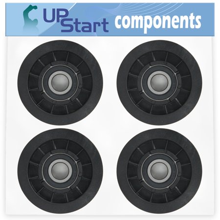 4-Pack 690409MA Idler Pulley Replacement for Stiga 1136-0289-01 - Compatible with 506793202 GX20287 Pulley