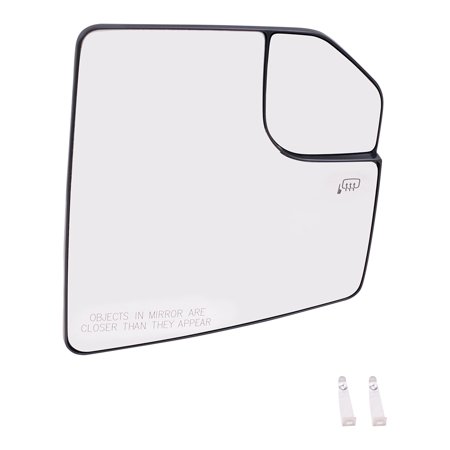 Brock Replacement Passenger Right Mirror Glass & Base with Heat-Spotter Glass-Auto Dim Without Memory for 2015-2020 Ford F-150 3339-0013R