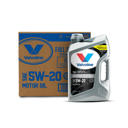 Valvoline Advanced Full Synthetic 5W-20 Motor Oil 5 QT  Case of 3