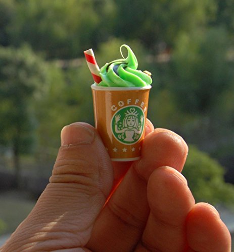 2 PCS of Starbucks Coffee Ice Cream Miniature Dollhouse 1:12 Kitchen Toys Accessories Plastic Play Food Kitchen Games for Girls thumbnail