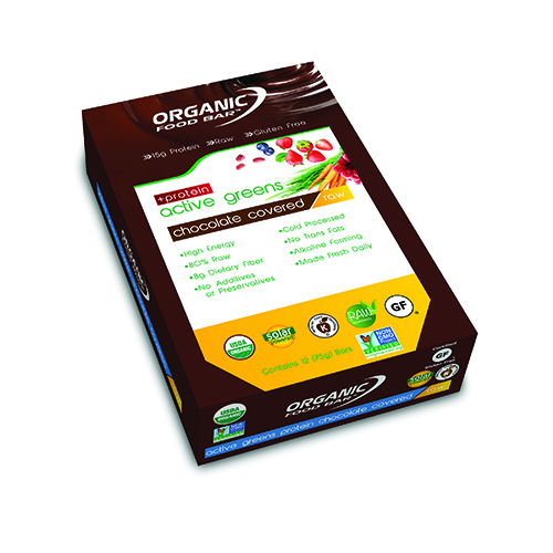 Chocolate Covered Active Greens Protein-12 Bars