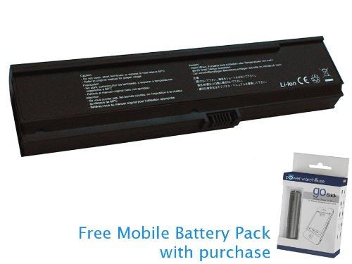 Acer Travelmate 3260-4542 Battery 49Wh, 4400mAh with Free Mobile Battery Pack