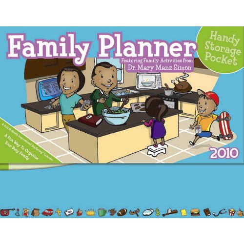 Dr. Mary Manz Simon Family Planner 2010 Panoramic Calendar thumbnail