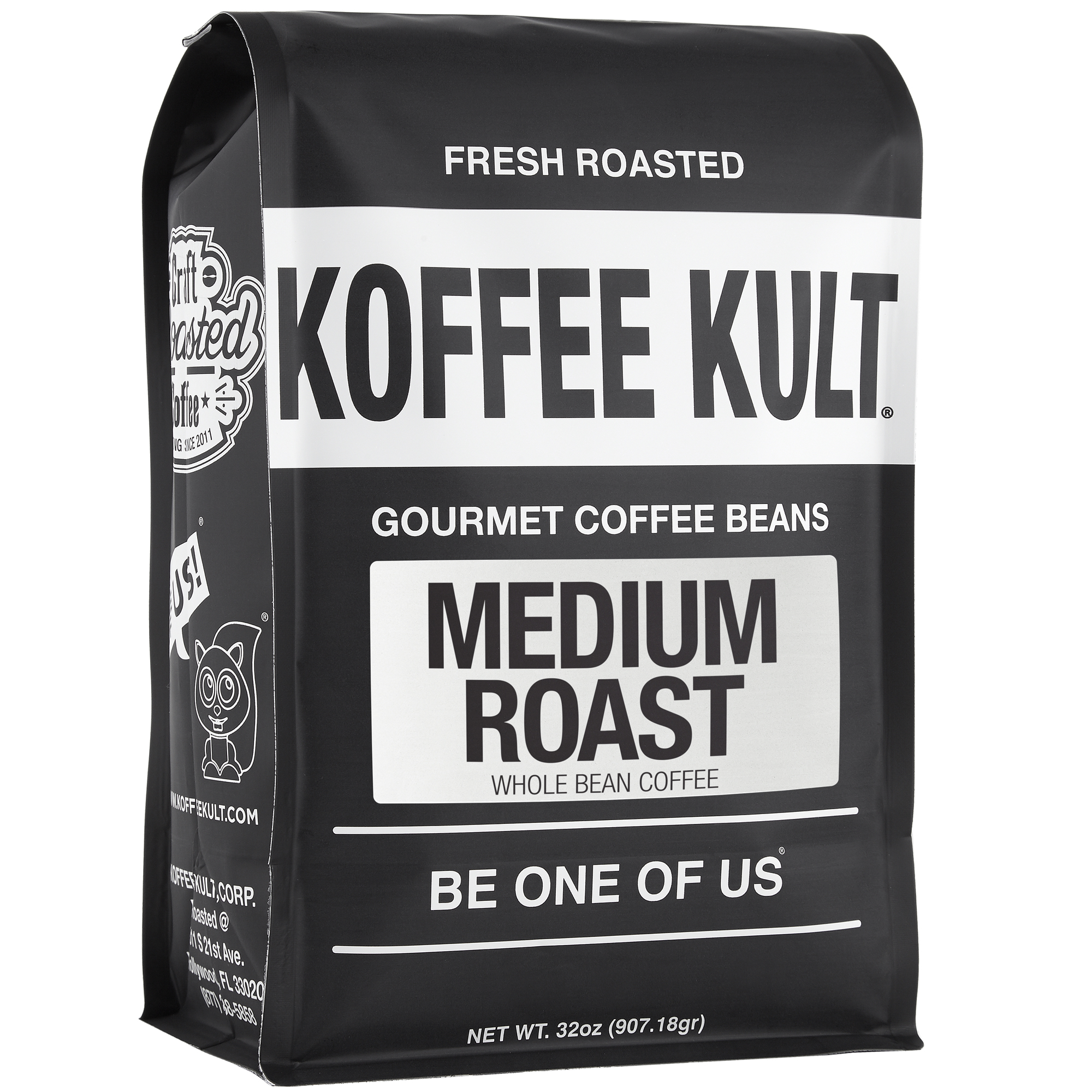 Koffee Kult - Medium Roast Coffee Beans, Whole Bean Coffee, 32oz