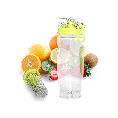 FruitFuzer® Fruit Infuser Water Bottle, 32 Oz, Durable, Eco-Friendly Tritan, for Fruit Flavored Water, Detox, Juice, Lemonade, Iced Tea, Health, Home thumbnail