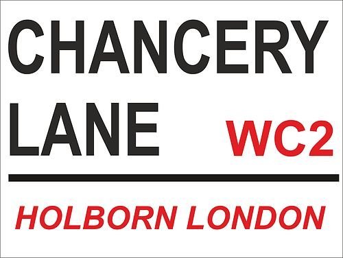 Acrylic Keyring 4081 Chancery Lane London Street Sign Brand New Funny Double Sided Keyring3
