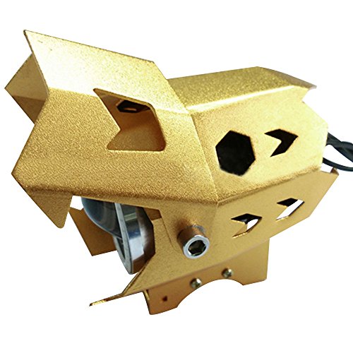 Happy Hours - 3000Lm Spot Headlight Headlamps for Motorcycle Motorbikes Car / LED CREE U8 12V ~ 80V Conversion Fog with Screw Scr Parts (Golden) thumbnail