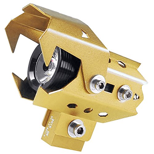Happy Hours - 3000Lm Spot Headlight Headlamps for Motorcycle Motorbikes Car / LED CREE U8 12V ~ 80V Conversion Fog with Screw Scr Parts (Golden) thumbnail